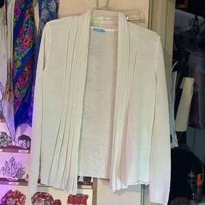J. McLaughlin White Cardigan